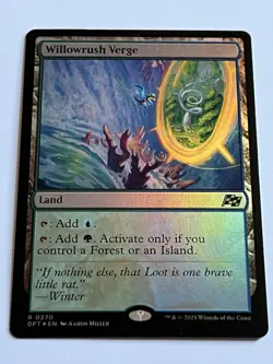 Willowrush Verge 270 MTG Aetherdrift 2025 Mint - 9.0 + Foil Rare Land - Image 4