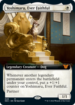 MTG Yoshimaru, Ever Faithful - Extended Art, NM-Mint, English Commander: Kamigaw - Image 1