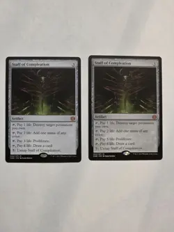 2x Staff Of Compleation - Phryexia All will be One - Near Mint - MTG - Image 1
