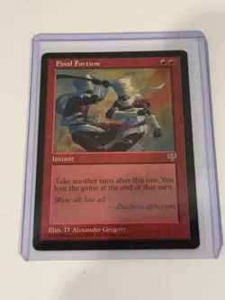MTG Final Fortune Mirage Near Mint NM Rare Vintage - Image 1