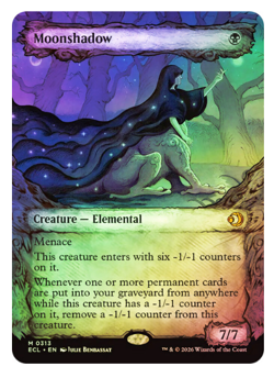 Moonshadow (0131) - Foil - Showcase Lorwyn Eclipsed MTG - Image 1