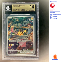BGS 9.5 GEM MINT | Pikachu 173/165 IR | 151 | Pokemon TCG - Image 1