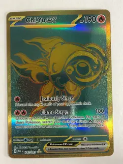 Pokemon TCG Paldean Fates Full Art Chi-Yu EX 241/091 Near Mint - Image 1