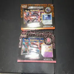 X1 Pokemon Champions Path HAMMERLOCKE Gym And Ballonlea Gym Pin Boxes 820650807756 - Image 1