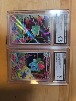 Pokemon TCG Bulbasaur Ivysaur SET CGC 9.5/9 Mega Brave Japanese - Image 1