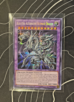 Yu-Gi-Oh Blue-Eyes Alternative Ultimate Dragon Prismatic Secret Rare TN19-EN001 - Image 1