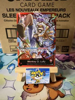 Carte One Piece Monkey D. Luffy Leader ST21-001 L Stard Deck EX (Gear 5) FR - Image 1