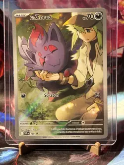 Pokemon TCG Journey Together N's Zorua #189 Holo Promo Card - Image 1