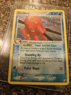 Octillery 10/115 EX Unseen Forces Holo Rare Pokemon Card NM - Image 1