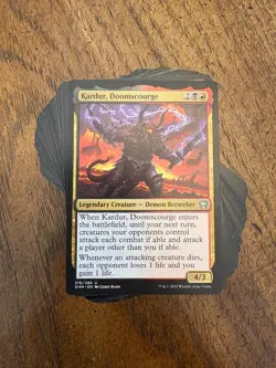 MTG Commander Deck - Kardur, Doomscourge - 100 Cards EDH Goad Forced Combat - Image 1