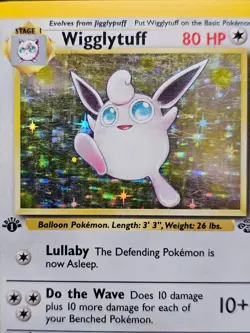 LP - Wigglytuff - 16/64 - 1st Edition - Holo - Jungle - Pokemon Card - Image 2