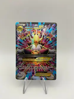 Pokemon TCG Fates Collide Alakazam EX Full Art Ultra Rare Card 118/124 - Image 1