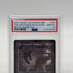 2025 Magic The Gathering The Meathook Massacre Retro Frame Foil Psa 10! - Image 2