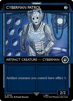 MTG - Cyberman Patrol - Showcase - Doctor Who - Magic the Gathering - Image 1