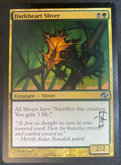 Darkheart Sliver - MTG - Planar Chaos - Signed by RK Post - Image 1