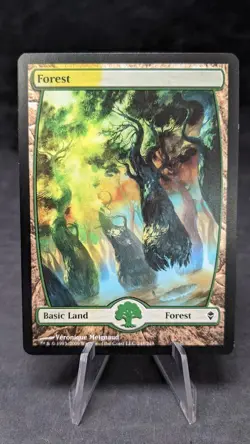 Forest (248) Full Art - MTG Magic the Gathering -Zendikar- Misprint NM - Image 1