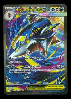 Pokemon MEGA SHARPEDO EX 127/094 - Phantasmal Flames -SPECIAL ILLUSTRATION RARE - Image 1