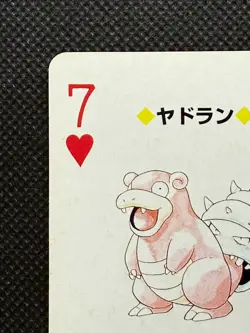 Pokemon Slowbro 7 of Heart Red Charizard Deck Playing Card Poker Nintendo - Image 3