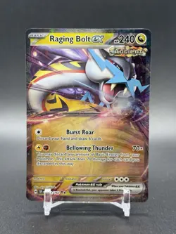 Raging Bolt ex 123/162 SV05: Temporal Forces Double Rare Pokemon TCG - Image 1