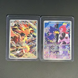 Pokemon Destined Rivals Lot Of 2. Ethan’s Typhlosion And Team Rockets Murkrow - Image 1