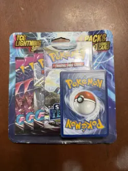 Pokemon TCG Lightning Set. 3- Fusion Strike And 1- Silver Tempest Booster Packs. - Image 1