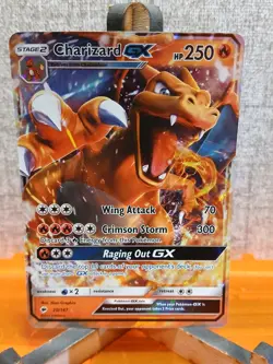 Pokemon TCG Charizard GX Holo Ultra Rare Burning Shadows 20/147 - Image 1
