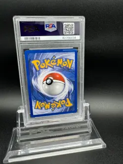 1999-2000 Pokemon Red Logo Fossil 3rd Print Ekans 46/62 PSA 10 Gem Mint - Image 2