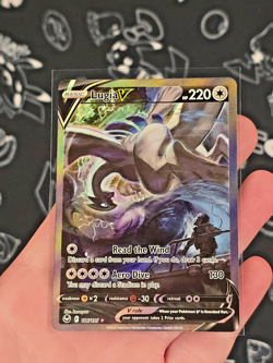 Lugia V Alt Art 186/195 Pokemon TCG Silver Tempest Near Mint Alternate Art Rare - Image 1