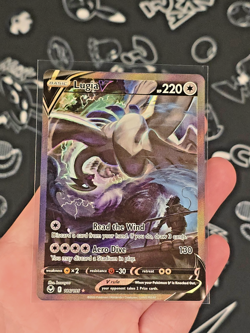 Lugia V Alt Art 186/195 Pokemon TCG Silver Tempest Near Mint Alternate Art Rare - Image 2
