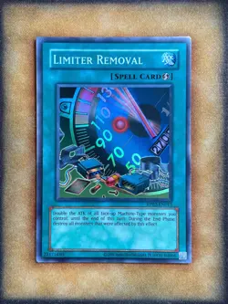 Yugioh Limiter Removal RP02-EN015 Super Rare 2025 Print NM - Image 1