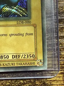 Yugioh: Tri-Horned Dragon - LOB-000 - Secret Rare - 1st Edition - MP - Image 5