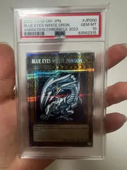 PSA10 Yu-Gi-Oh! Blue Eyes White Dragon Animation Chronicle AC02-JP000 US DDP - Image 1