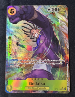 One Piece TCG Gedatsu OP05-102 Alt Art Awakening of the New Era English OP05 NM - Image 1