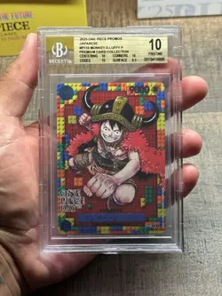 BGS 10 - Monkey D. Luffy P-110 Promo One Piece Day '25 Japanese 2025 Pristine - Image 1