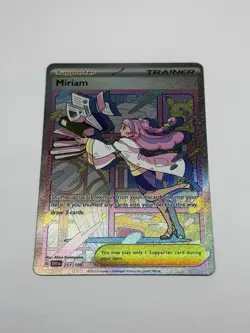 Pokemon Card TCG Miriam Holo Card 251/198 Scarlet & Violet Base Set NM - Image 1