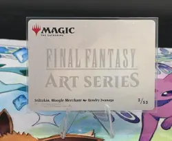 Stiltzkin, Moogle Merchant Gold-Stamped Art Card 3/53 - FINAL FANTASY MTG - Image 2