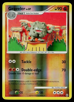 Pokemon Card - Graveler Arceus 37/99 Uncommon Reverse Holo - Image 1