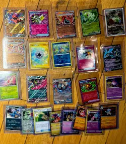 Mint Pokemon Trading Card Game Lot Mint Cards Pulled From Pack Into Sleeve - Image 1