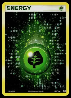 Pokemon Card - Grass Energy Emerald 101/106 Holo Rare - Image 1