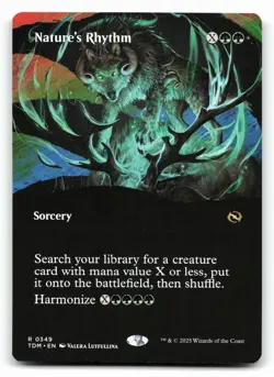 Nature's Rhythm Borderless #349 Tarkir: Dragonstorm - Image 1