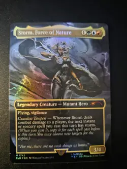 MTG Secret Lair Marvel - Storm, Force of Nature - Foil NM - Image 1