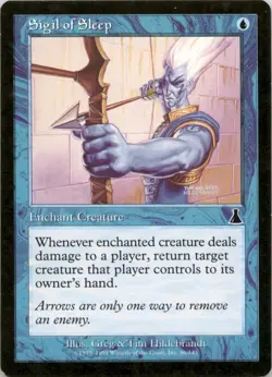 1993 Magic the Gathering MTG #46 Sigil of Sleep - Enchant Creature - Image 1