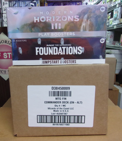 MTG FOUNDATIONS JUMPSTART + MODERN 3 PLAY + FINAL FANTASY COMMANDER SET - Image 1