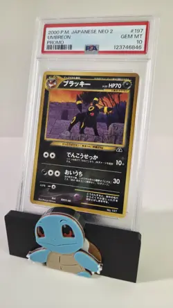 2000 Pokemon Umbreon Neo 2 Japanese Promo #197 PSA 10 GEM MINT - Image 1