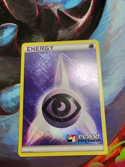 Play Pokemon! 2011 - Psychic Energy - League Stamped Crosshatch Holo! - Mp - Image 1