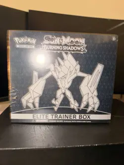 Pokemon TCG Sun Moon Burning Shadows Elite Trainer Box Factory Sealed - Image 1