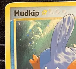 Pokemon Mudkip Gold Star Holo Team Rocket 107/109 Swirl 🌀 - Image 4