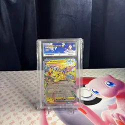 Pokemon TCG: Pikachu EX 057/191 Ultra Rare Surging Sparks: PSA 9 MINT - Image 4