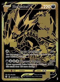 Pokemon TCG Shining Fates: Shiny Vault #SV121/SV122 Eternatus V NM - Image 1