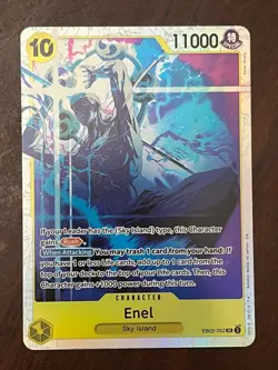 Enel EB02-052 English SR Extra Booster: Anime 25th Collection One Piece Card, NM - Image 1